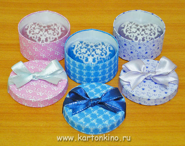 Круглые шкатулки из картона своими руками Круглые шкатулки из картона своими руками