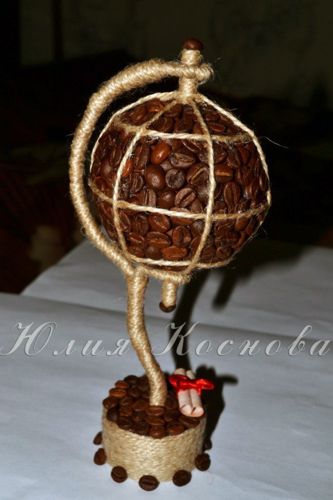 Поделки из кофейные зерна 898