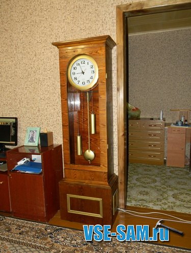 Напольные часы своими руками