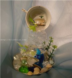 Мастер класс парящая чашка с водопадом Мастер класс парящая чашка с водопадом