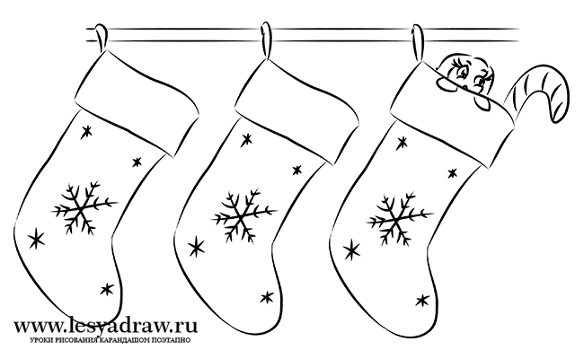 Новогодняя открытки поэтапно Новогодняя открытки поэтапно