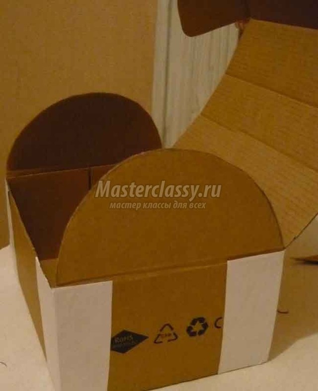Сундучок из картона своими руками мастер класс