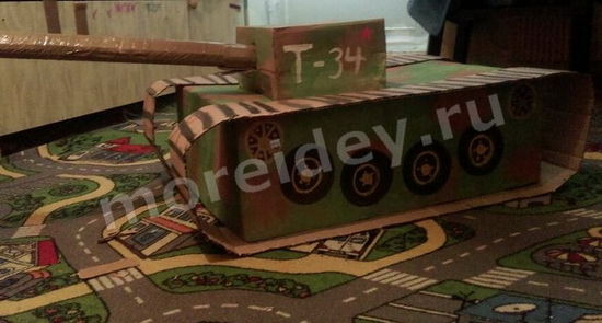 Танк поделка своими руками из картона Танк поделка своими руками из картона