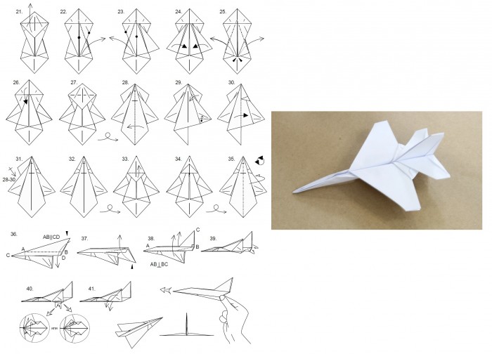 Сделать самолётик из бумаги