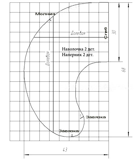 Подушка трансформер выкройка Подушка трансформер выкройка