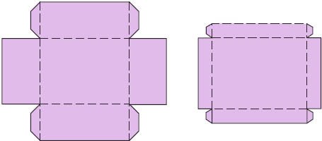 Схема для коробочки из бумаги с крышкой распечатать