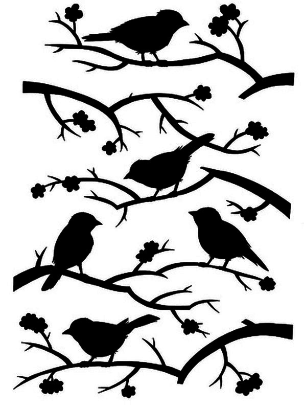 Картинки птиц на окно