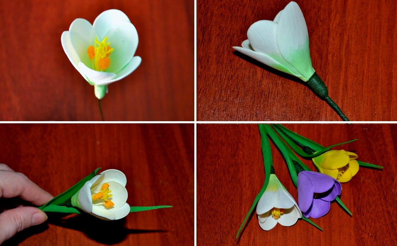 Цветок надежды крокус оригами. Крокус из фоамирана мастер. Крокусы из фоамирана. Цветы из фоамирана крокусы. Весенние цветы из бумаги своими руками.