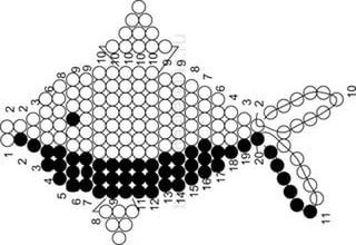 Дракон из бисера плоский схема для начинающих. Дельфинчик из бисера схема плетения. Дельфин из бисера схема плетения. Дельфин из бисера плоский схема плетения. Бисероплетение схема дельфина.
