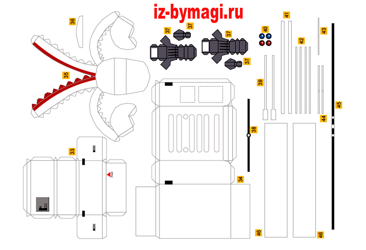 Развёртки из бумаги