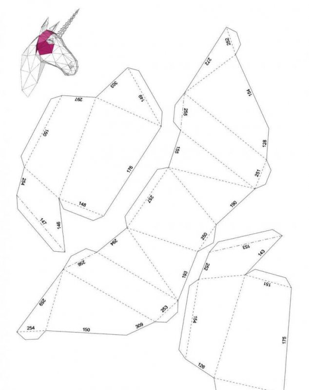 Паперкрафт схемы для начинающих распечатать